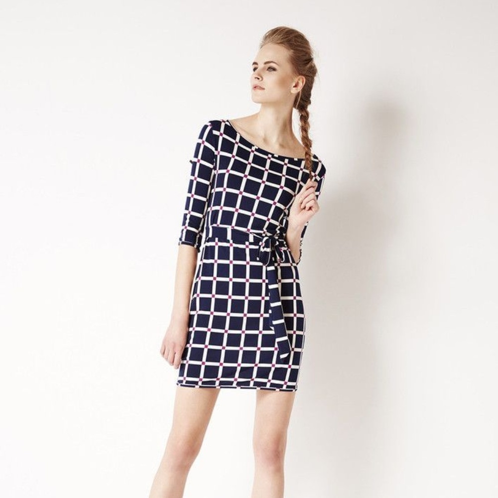 Leota Savanna Dress - Navy Orchid NWT Size S